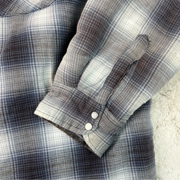 Dickies Quilted Shirt Jacket Shacket Plaid Pearl Snap Mens Size XL - Picture 4 of 16